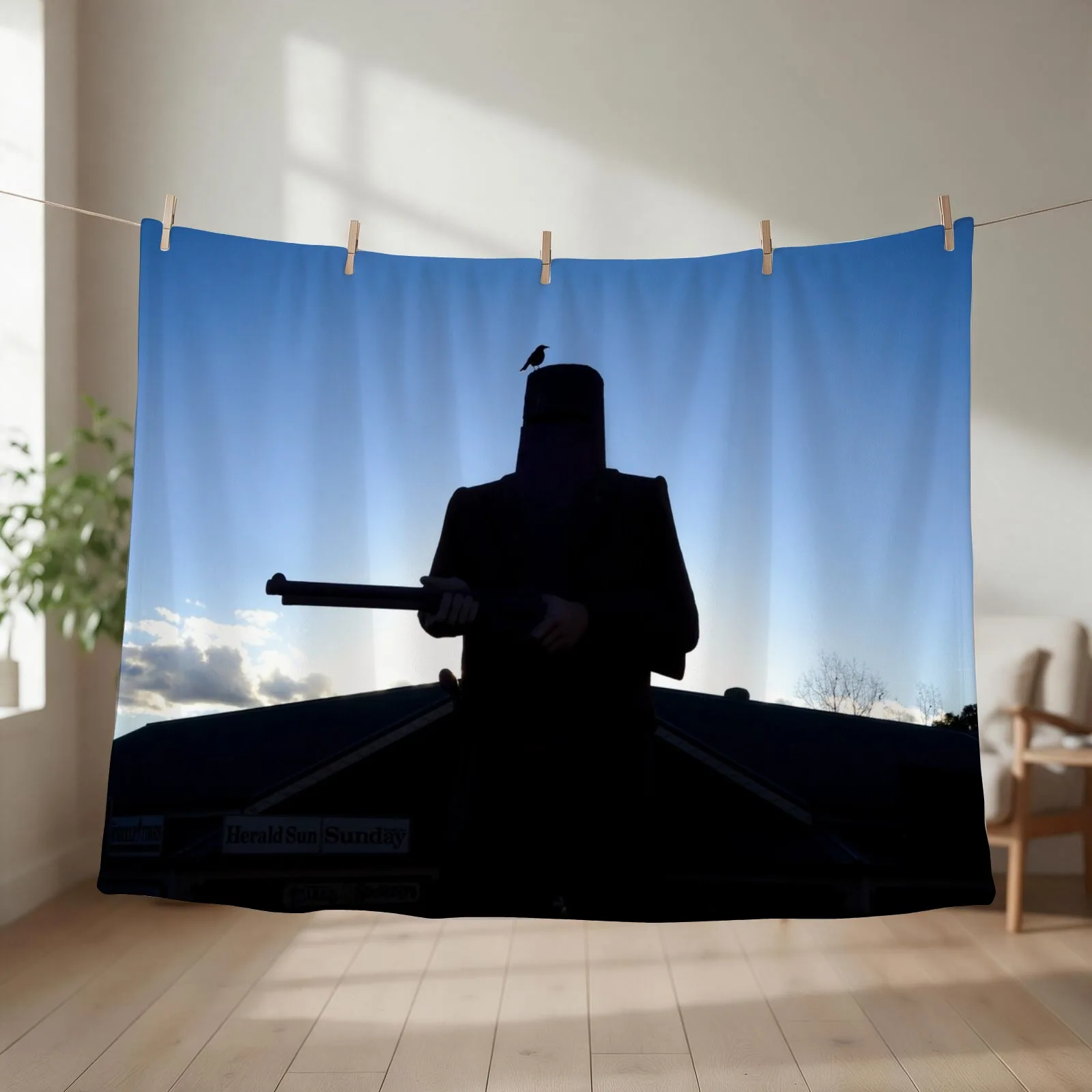 New Ned's Last Stand Throw Blanket couch cozy soft plush fuzzy picnic outdoor blanket