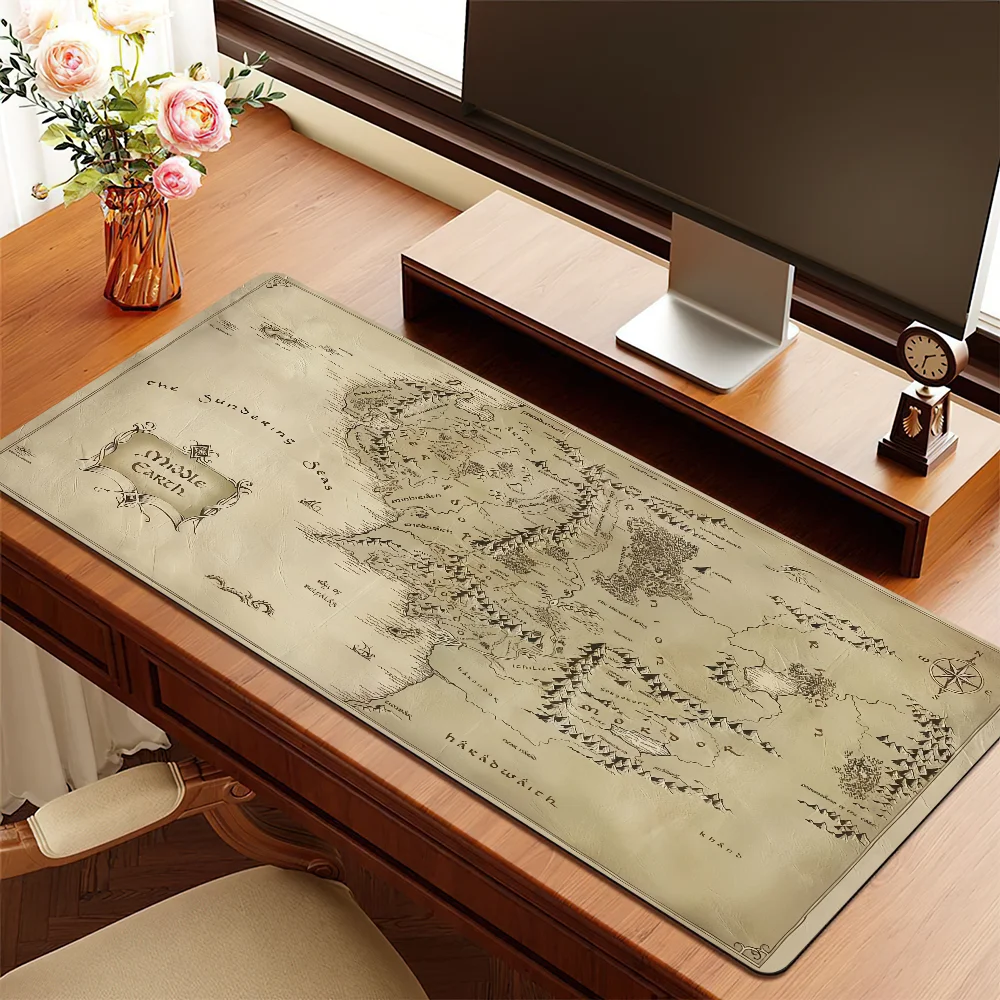 Washable Gaming L-lord of the R-rings Mouse Pad Non-slip Thickened MousePad Writing Lockedge Office Student Gaming Cushion Large