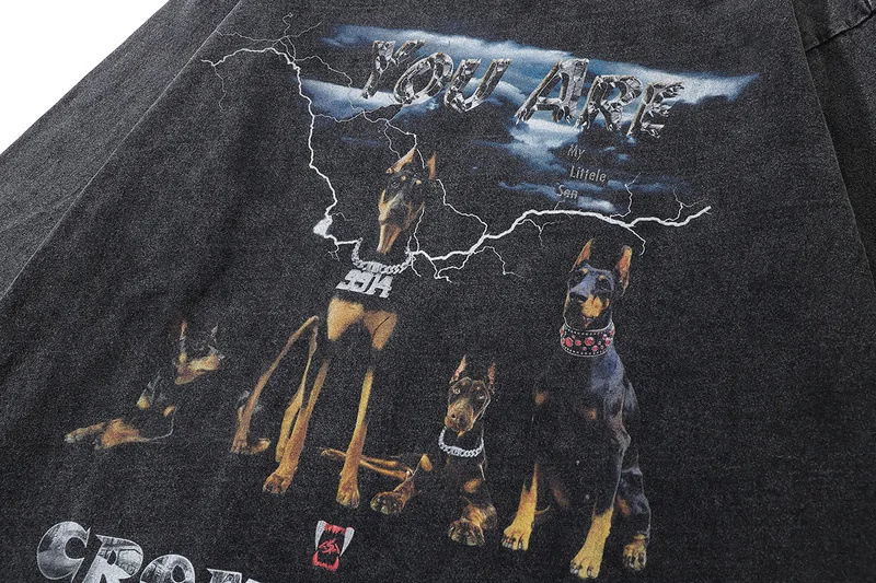 メンズ長袖グラフィックTシャツ,特大の服,高品質