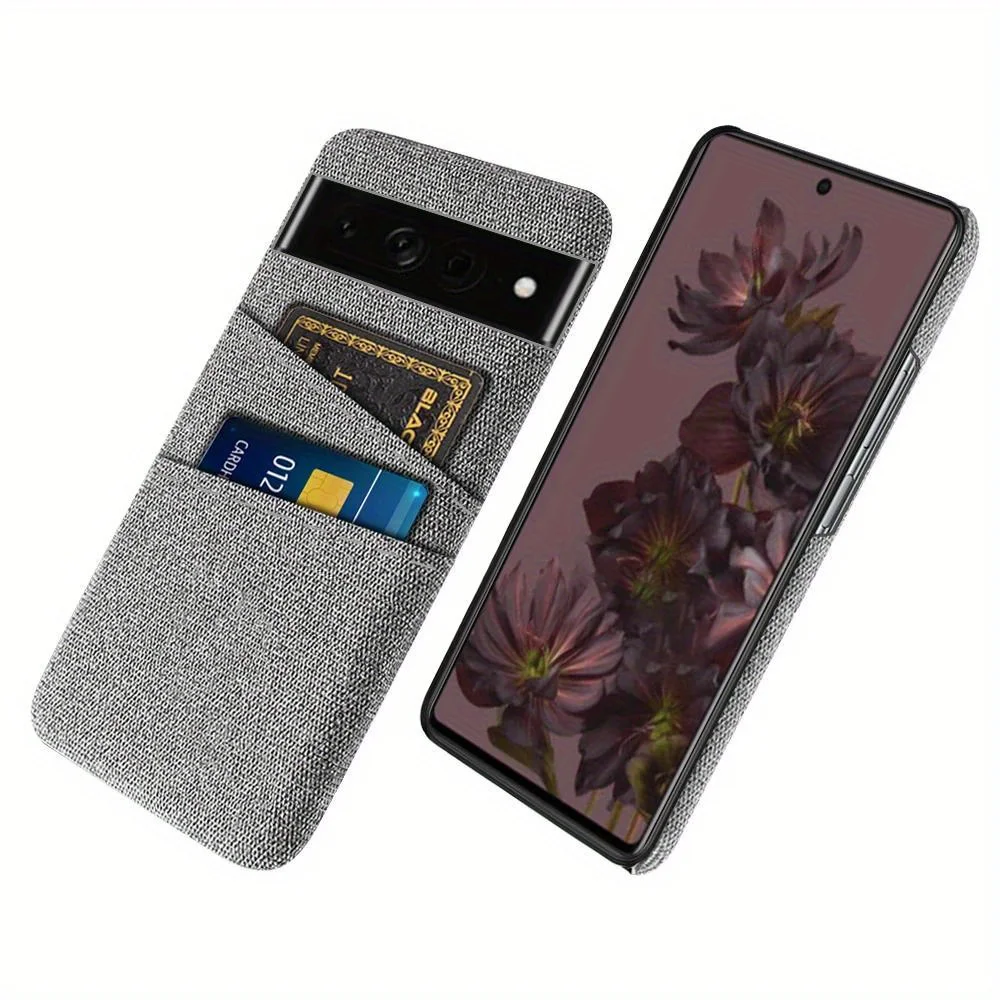 For Google Pixel 7 Pro 6 6pro 7A 6A Case Luxury Fabric Dual Card Phone Cover For Pixel 7 7pro 6A 6 Pro 7A