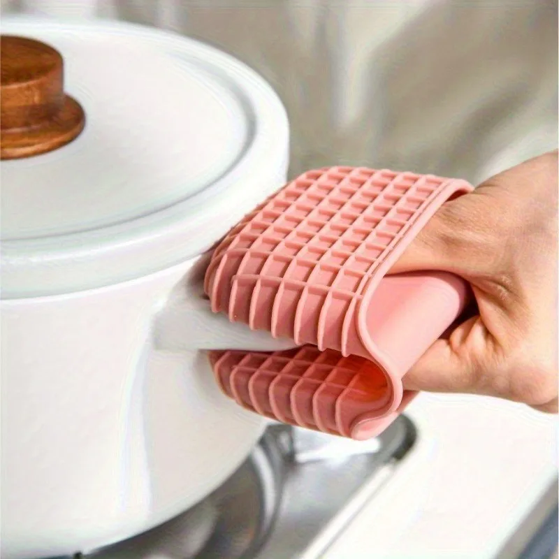 2pcs Silicone Pot Handle Covers, Silicone Hand Clips, Non-Slip,Thickened Anti-Scalding Design, Suitable for Kitchen Use