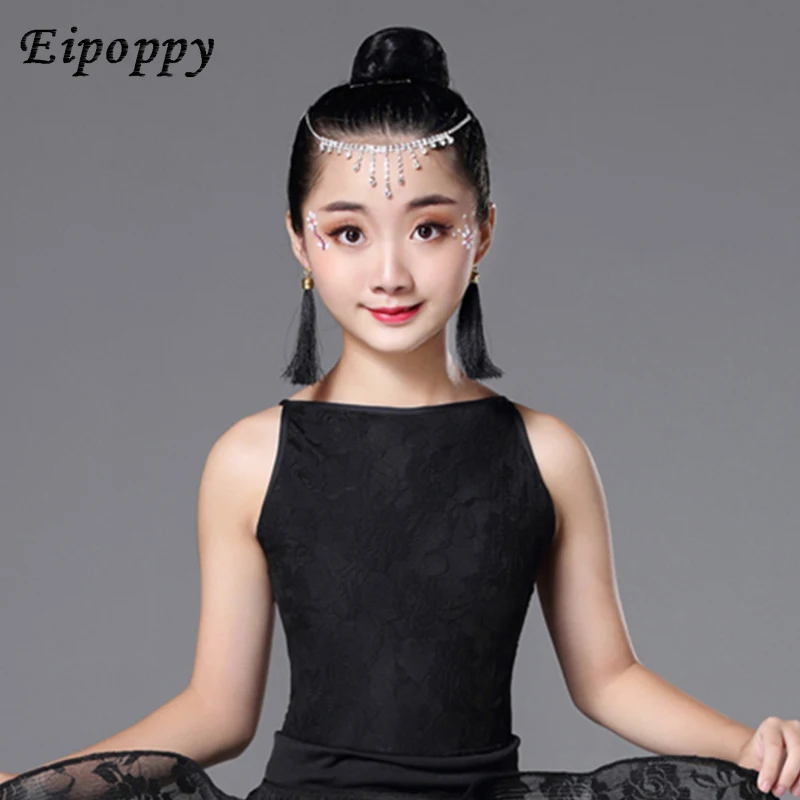 غطاء رأس ملون لامع مضمّن بالماس ، أداء رقص لاتيني