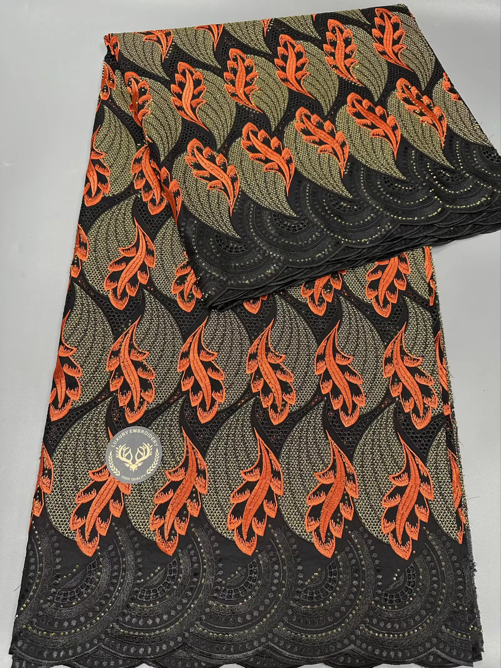 

Африканская хлопковая кружевная ткань с камнями, 2021, французская швейцарская кружевная ткань с вуалью для шитья, женское свадебное платье, шитье