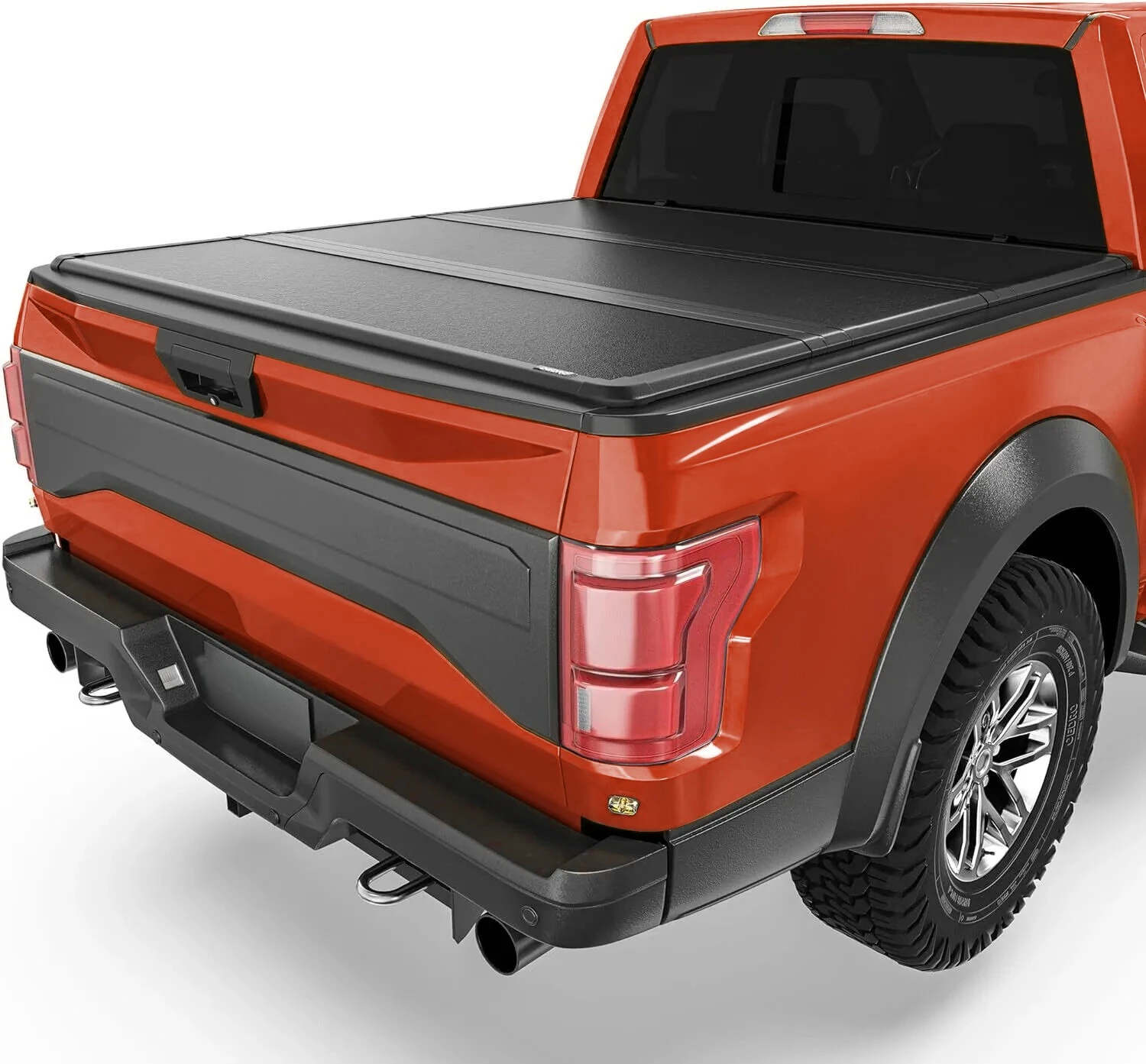 

5ft Tri-Fold Hard Tonneau Cover For 2020 - 2026 Jeep Gladiator Truck Bed w/ Lamp
