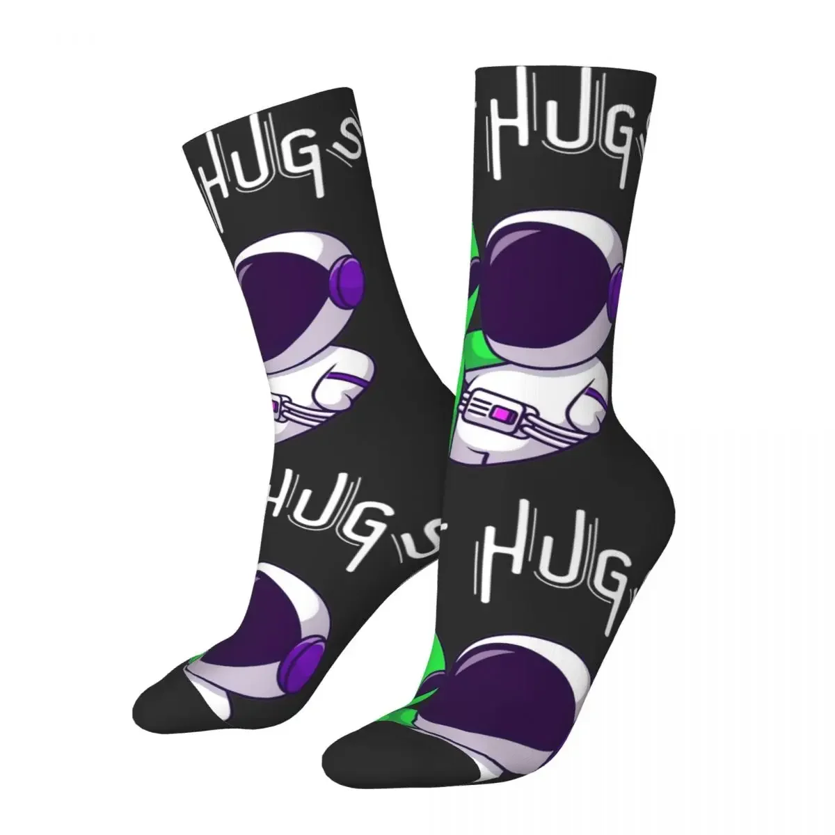 Fashion Women Socks Alien Free Hugs Merch Warm Novelty Graphic Socks All Seasons