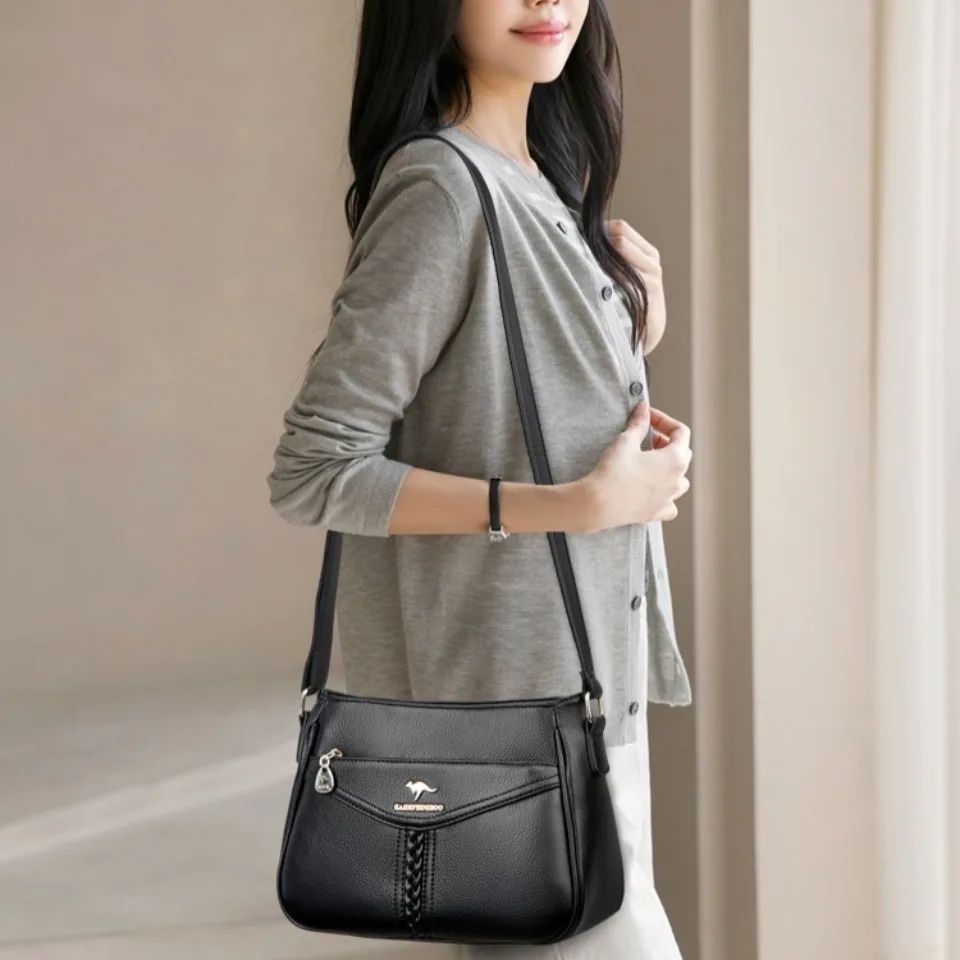 حقائب يد فاخرة ذات علامة تجارية أصلية حقائب نسائية مصممة بأعلى جودة حقائب كتف جلدية ناعمة للنساء حقائب يد عبر الجسم #2