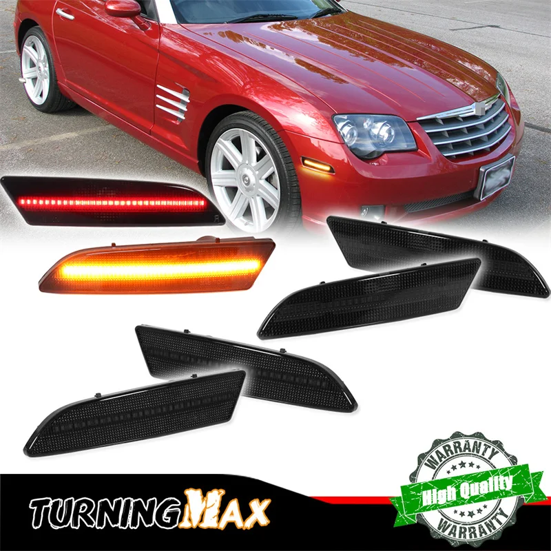 

Car LED Front / Rear Bumper Side Marker Indicator Lights For Chrysler Crossfire 2004-2008 Turn Signal Lights Parking Lights 12V