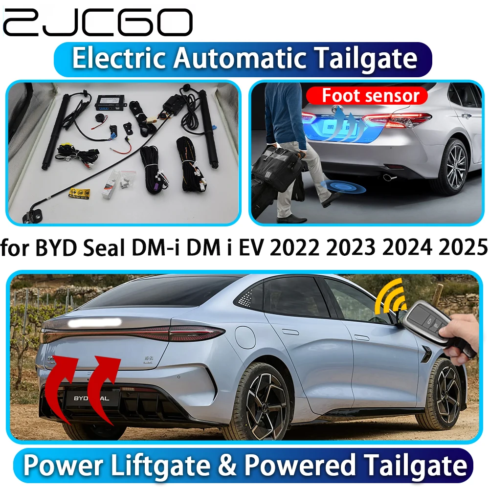 

ZJCGO for BYD Seal DM-i DM i EV 2022 2023 2024 2025 OEM Automatic Power Liftgate Powered Tailgate Intelligent Car Trunk Lift Kit