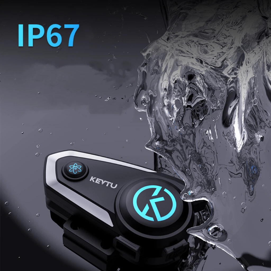 KEVTU New Model K10 Intercom for Motorcycle WirelessBT Headset