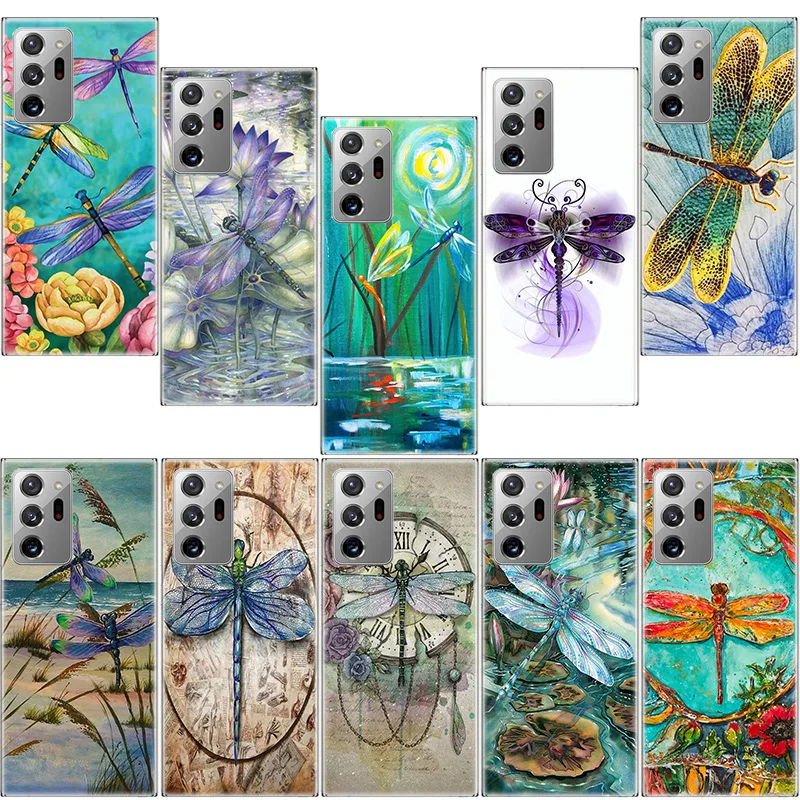 Dragonfly Phone Case For Samsung A13 A23 A33 A53 A73 A05S A04S A02S A03S Galaxy A72 A52 A42 A32 A22 A12 A52S 5G Cover Fundas