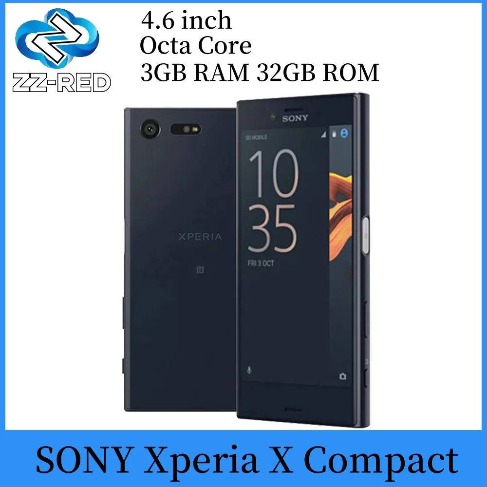 هاتف ذكي سوني-Xperia X مدمج ، نسخة JP ، هاتف محمول ، NFC ، 4G ، LTE ، ، 3GB RAM ، 32GB ROM ، أصلي ، Hexa Core ، F5321