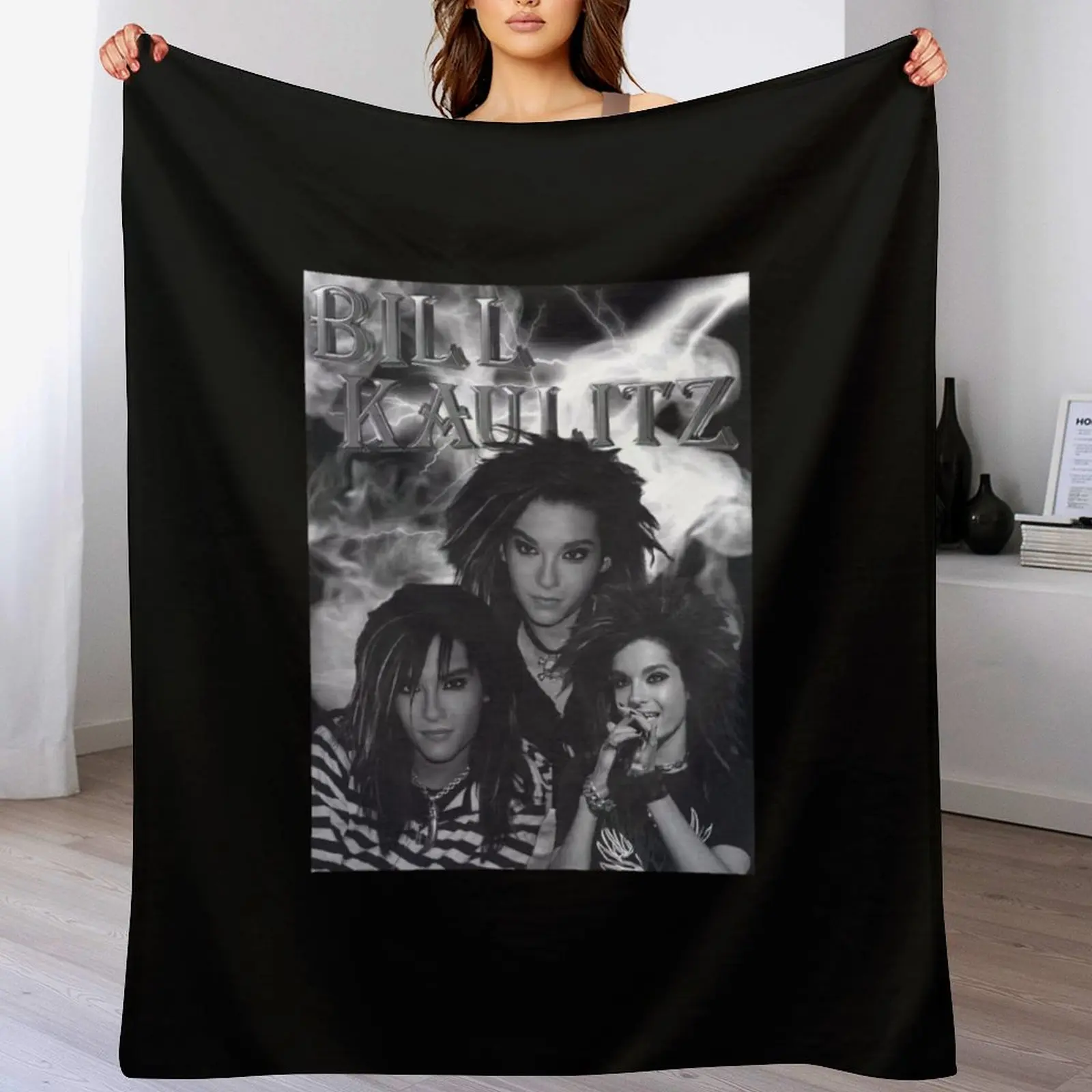 Bill Kaulitz 1 Throw Blanket For Baby Beach For Sofa Thin Comforter Blankets