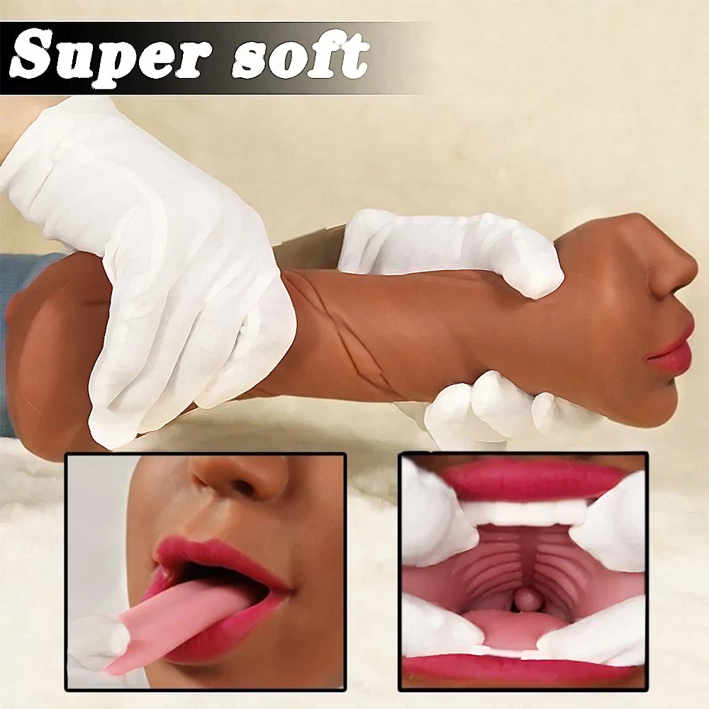 3 IN 1 Vaginal Anus Masturbation Sex toys for Men Silicone vaginal pussy vaginal for man For Penis Stimulation Sexules toys