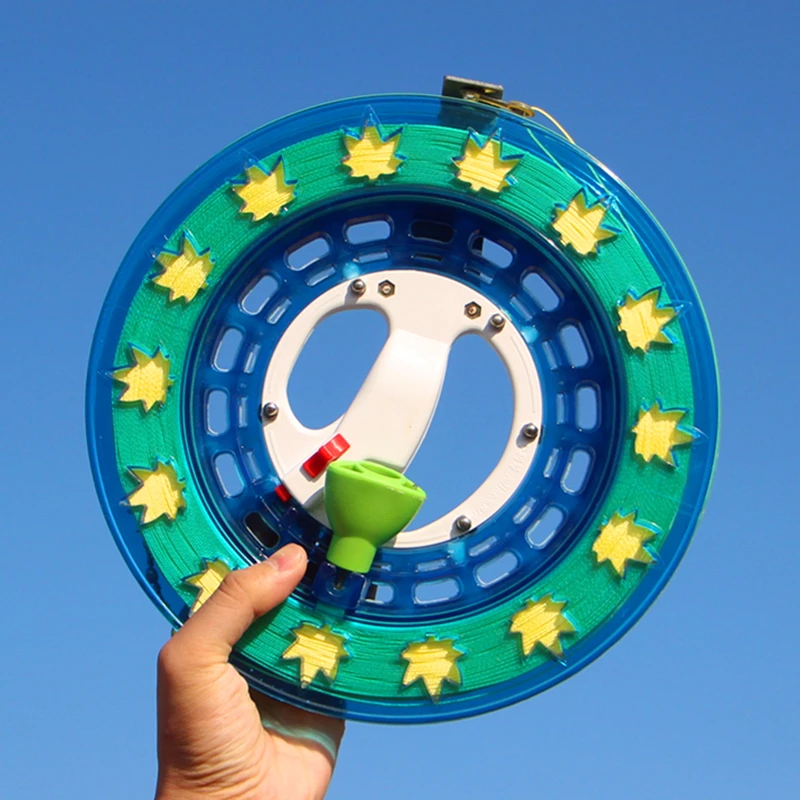 Gratis Verzending Volwassenen Vlieger Reel Abs Vlieger Wiel Vliegende Speelgoed Voor Kinderen Vliegers String Line Weifang Vliegers Fabriek Octopus Reel Kevlar