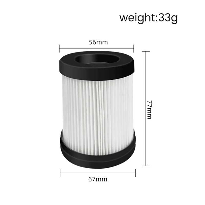 4 шт. пластиковый HEPA-фильтр FSV001 для Fabuletta FSV101, FSV001, Girnoor G160 и G165 Afoddon A300, детали для беспроводного пылесоса