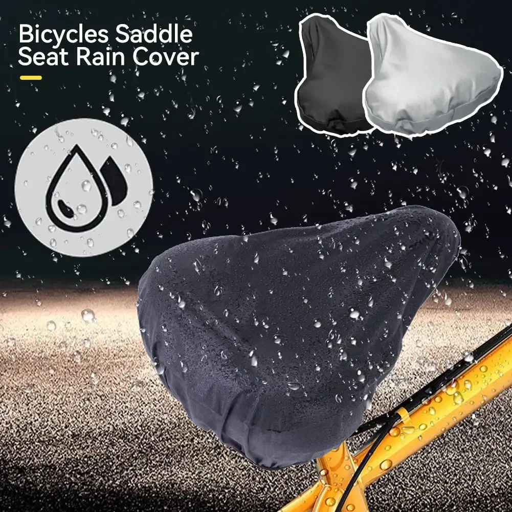 Funda impermeable para asiento de bicicleta, funda para cojín de asiento de bicicleta lavable, cojín protector Universal contra el polvo y la lluvia, accesorios para bicicleta