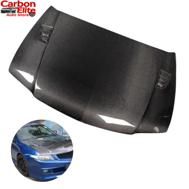 

Карбоновый капот с крепежными болтами для Acura TSX CL7 Accord Type R 06-08