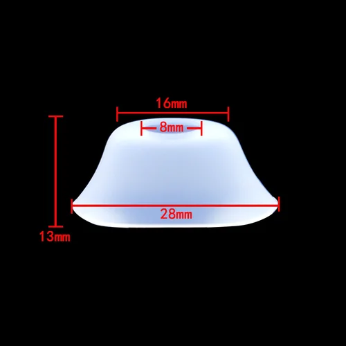 Imagen 1 del producto Cubiertas desechables para coche, funda para boquilla de silicona de 28mm, Kit Mod de interfaz plana, tapa antipolvo para boquilla, piezas de cubierta para boquilla