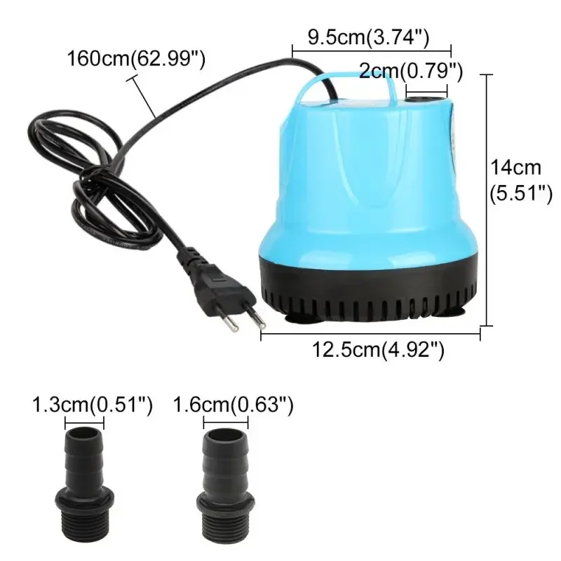 110v 220v Fish Tank Submersible Water Pump Bottom Suction Pump Bottom Filter Manure For Fish Tank, Pond, Aquarium, Fountain