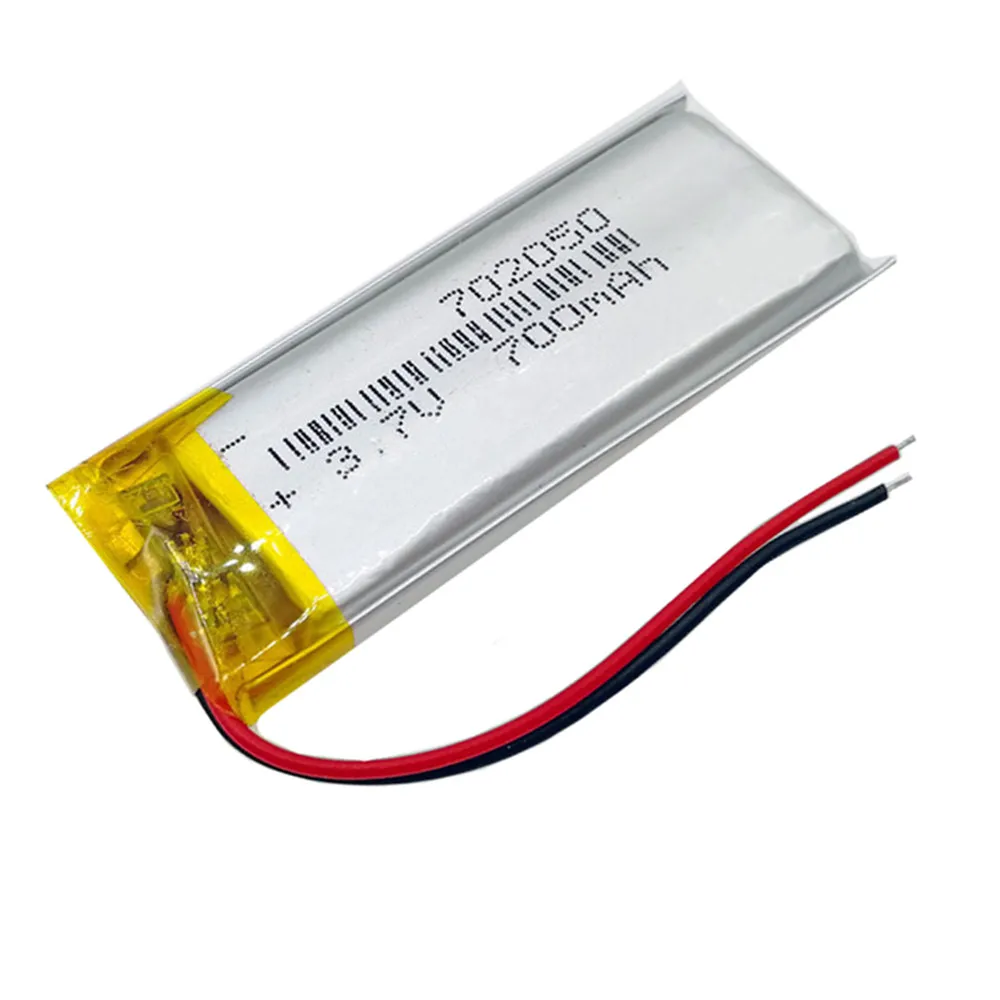 1-10PCS 3.7V 700mAh 702050 Lithium Polymer Rechargeable Lipo Battery For Mp3 Headphone PAD DVD E-book Bluetooth Headset Camera