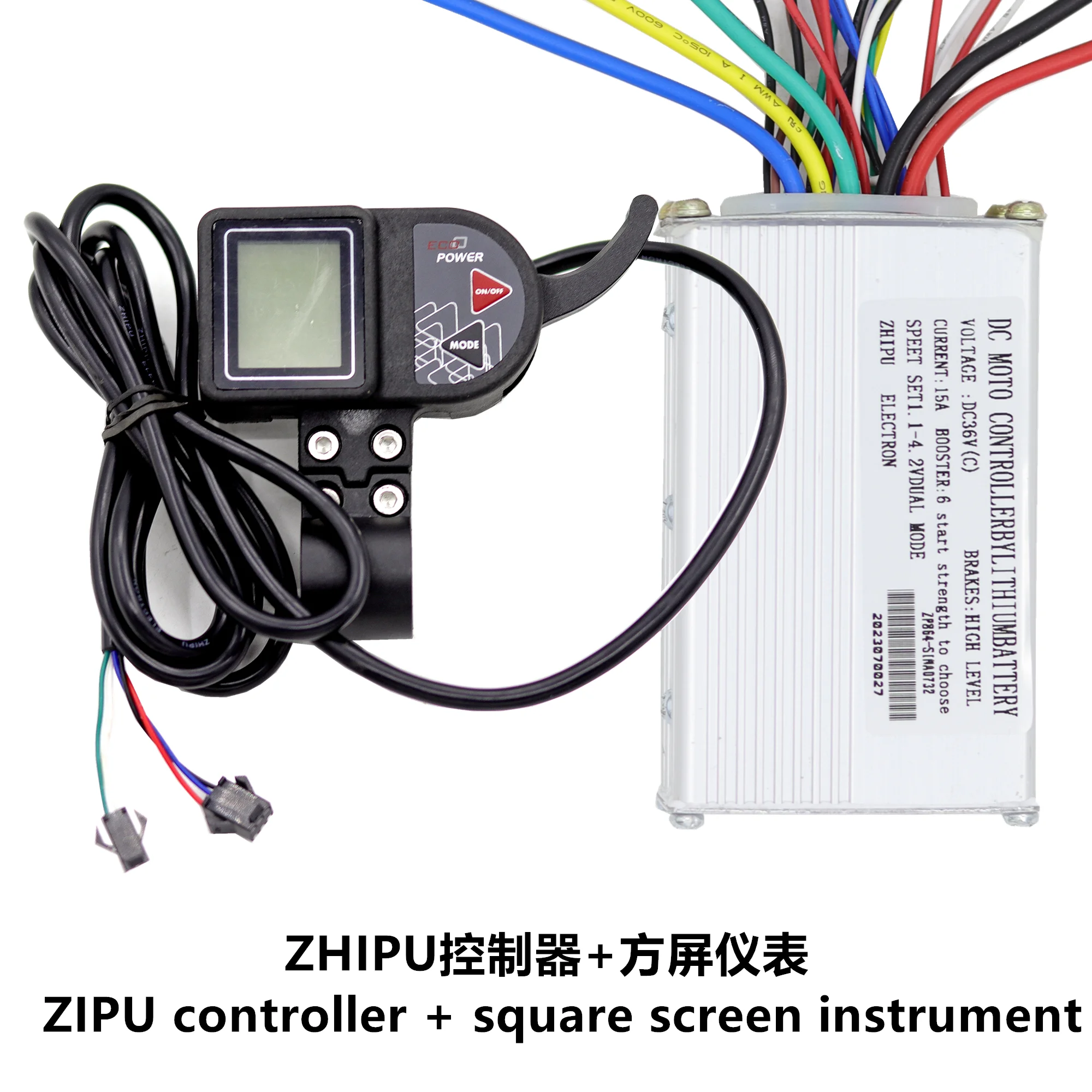 Zhipu Electron 36V 48V Controller And Display Throttle Dashboard Meter 36V 48V for Electric Scooter Accessories