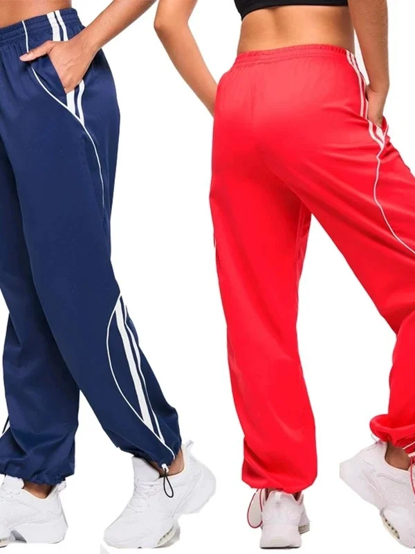 2026 New Breathable Quick-Drying Trousers Korean Casual Loose Straight Button Sportswear Fashion Jogging Pants Men And Women