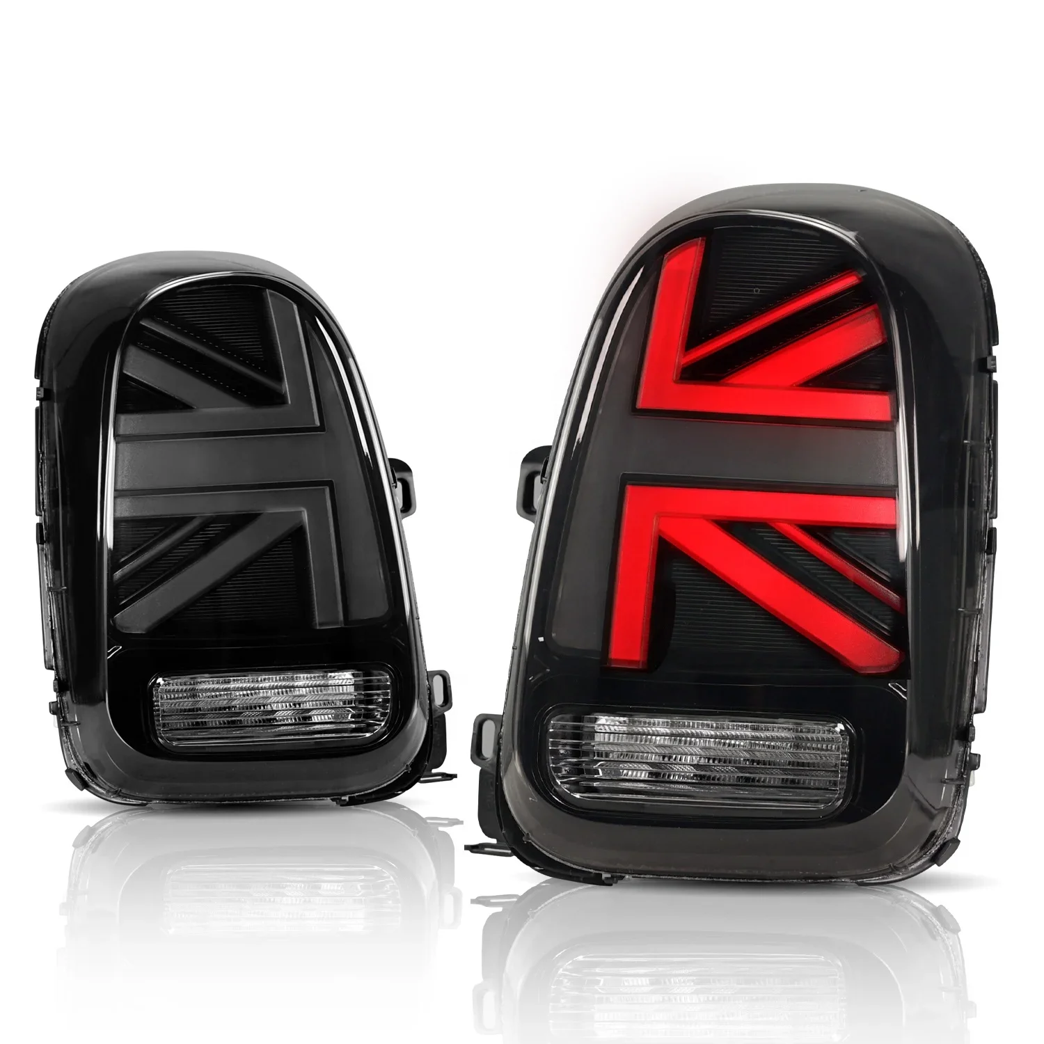 Archaic Full LED Taillight For Mini Countryman F60 Tail Lights 2017-up Union Jack With Dynamic Turn MINI F60 Rear Tail Light