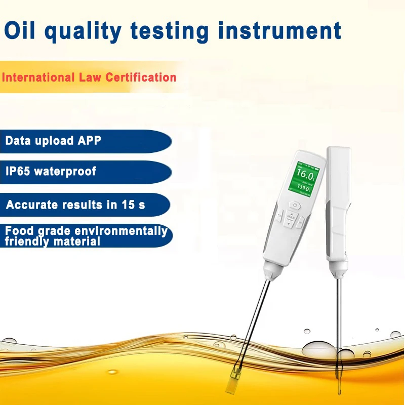 Sonda de alimentos termômetro leite cozinha máquina de teste de óleo de cozinha medidor testador de qualidade do óleo de cozinha medidor