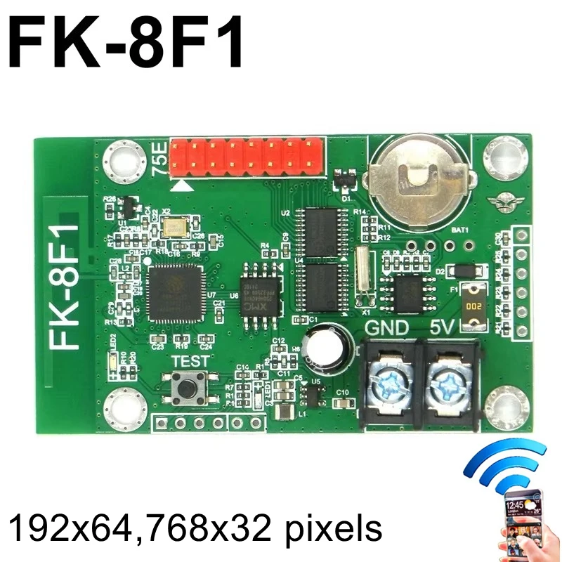 FK-8Fn FK-8F1A FK-8F1 FK-8F3 FK-8F4 Full Color LED-display Asynchrone RGB-controller Wifi LED-controlekaart met Hub75-poort