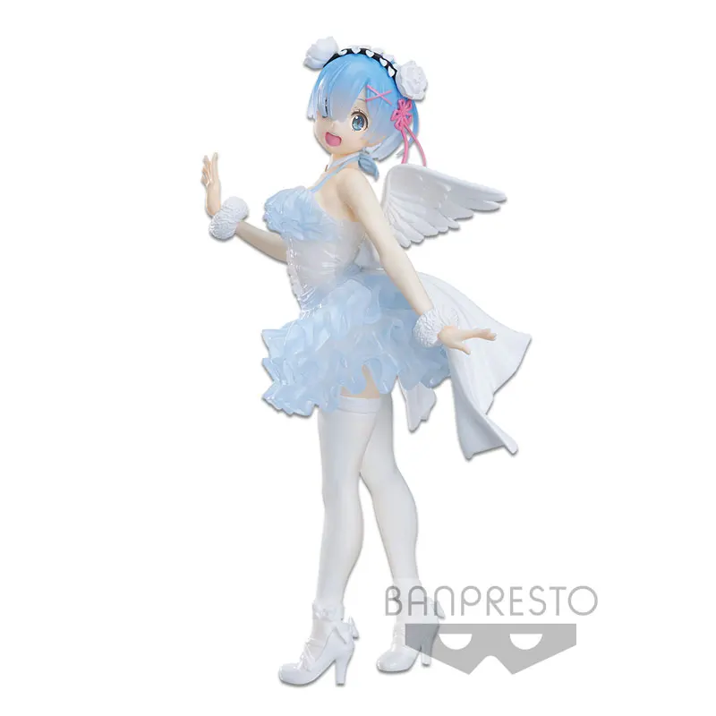 

Bandai Original 22Cm ESPRESTO est-Clear & Dressy レム, экшн-фигурки, игрушки для детей, подарок, коллекционная модель, украшения