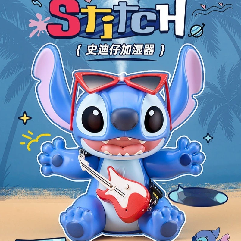 

Disney New Stitch Series Humidifier Usb Rechargeable Large Mist Cute Cartoon Hand Made Desktop Ornament Room Decor Birthday Gift