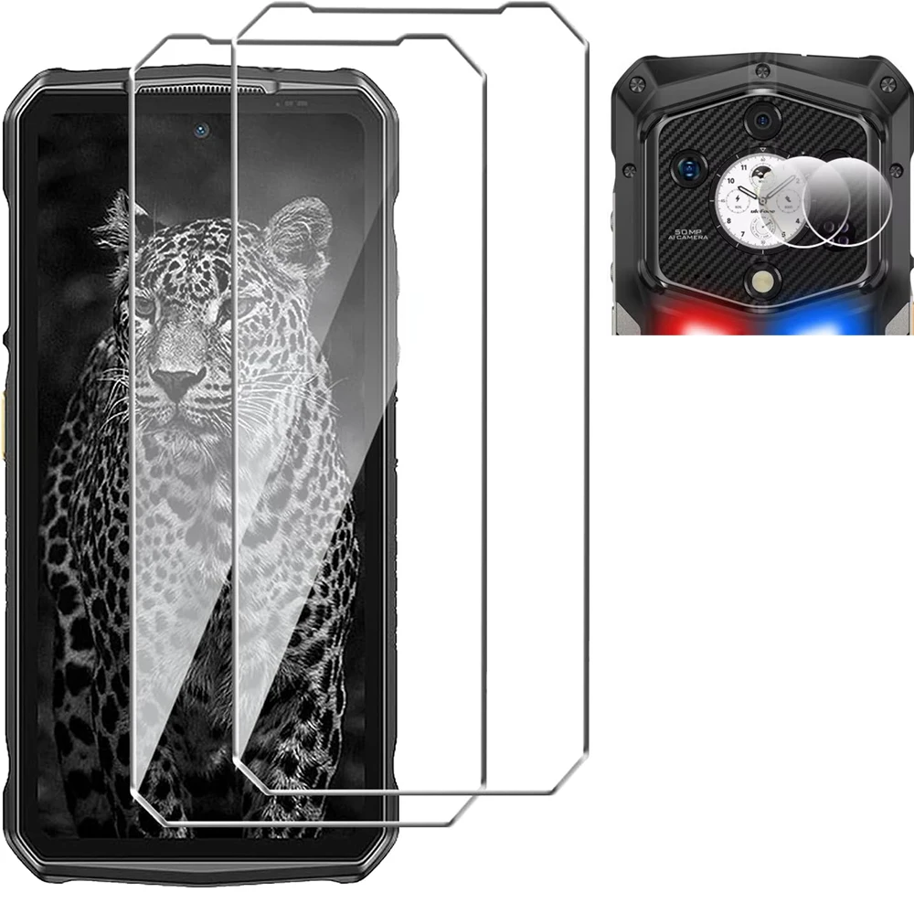 2.5D 9H Clear Tempered Glass Screen Protector Soft Camera Lens Film for Ulefone Armor 29 Ultra Pro Thermal