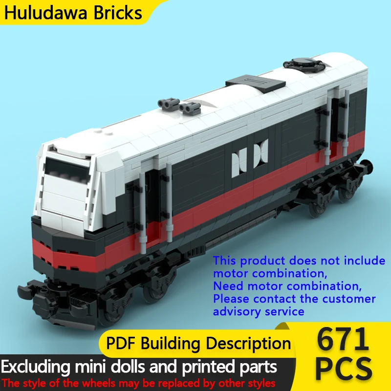 

Модель городского автомобиля MOC, строительные кирпичи P32, пассажирский дизельный локомотив, модульная технология, детские праздничные подарки, сборные игрушки, костюм