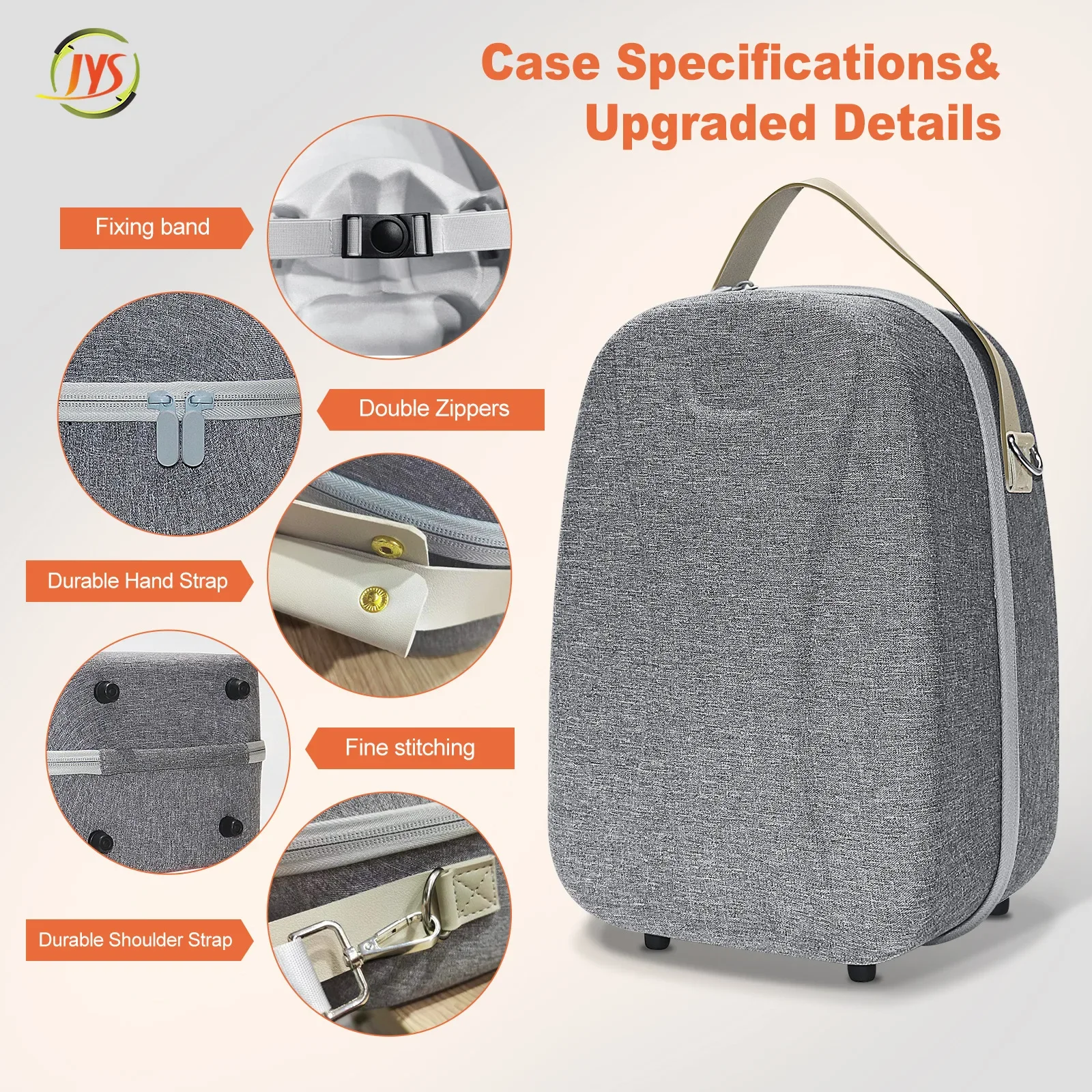 Travel Carrying Case for PS VR2 All in One Portable Storage Bag Hard Case for PlayStation VR2 Headset Controllers Accessories