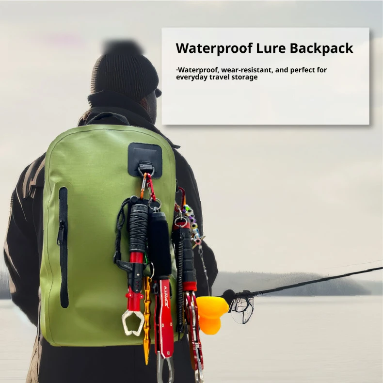 

Fishing Backpack Outdoor Fishing Tackle Storage Bag Lure Rucksack Multifunctional Sports Camping Mountaineering Backpack