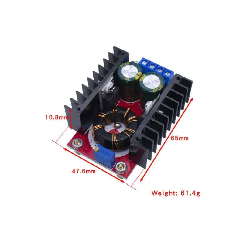 150W DC-DC Boost Converter Step Up Power Supply Module 10-32V To 12-35V 10A Laptop Voltage Charge Board