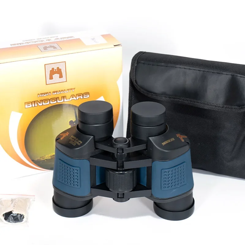 60x60 Binoculars Blue BAK4 Prism High Quality Suitable for Safari Camping Trips