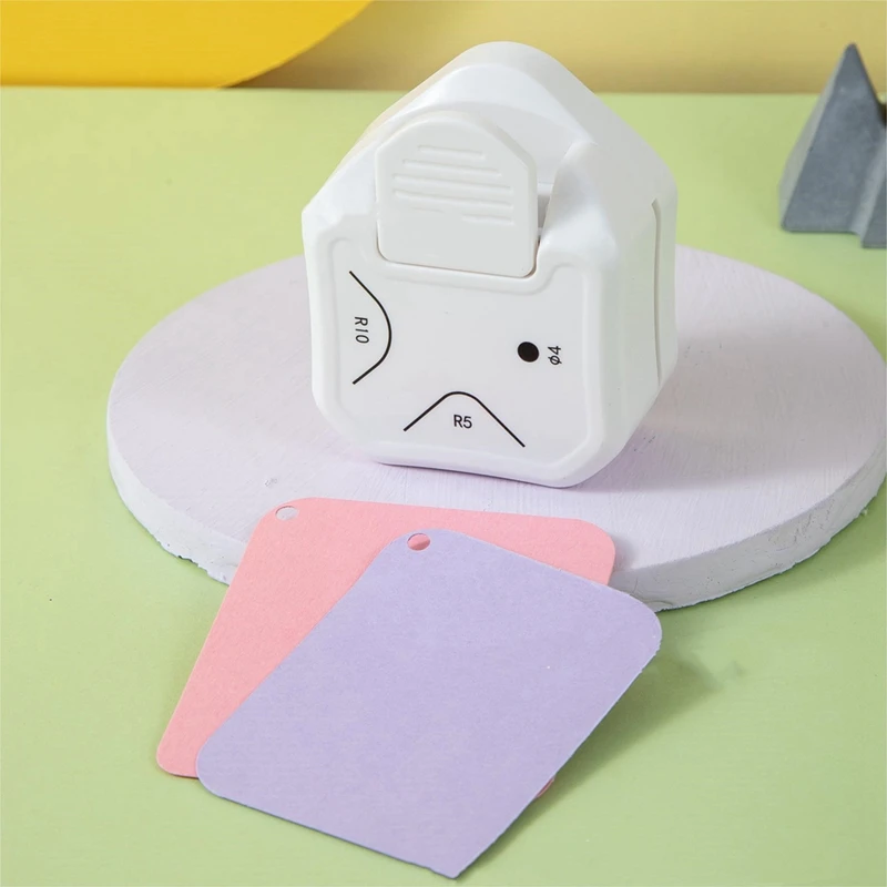 Rounded Corners Hole Punch Multifunctional Laminate Embossing Paper Trimmer Paper Cutting Tool For Cardstock, B