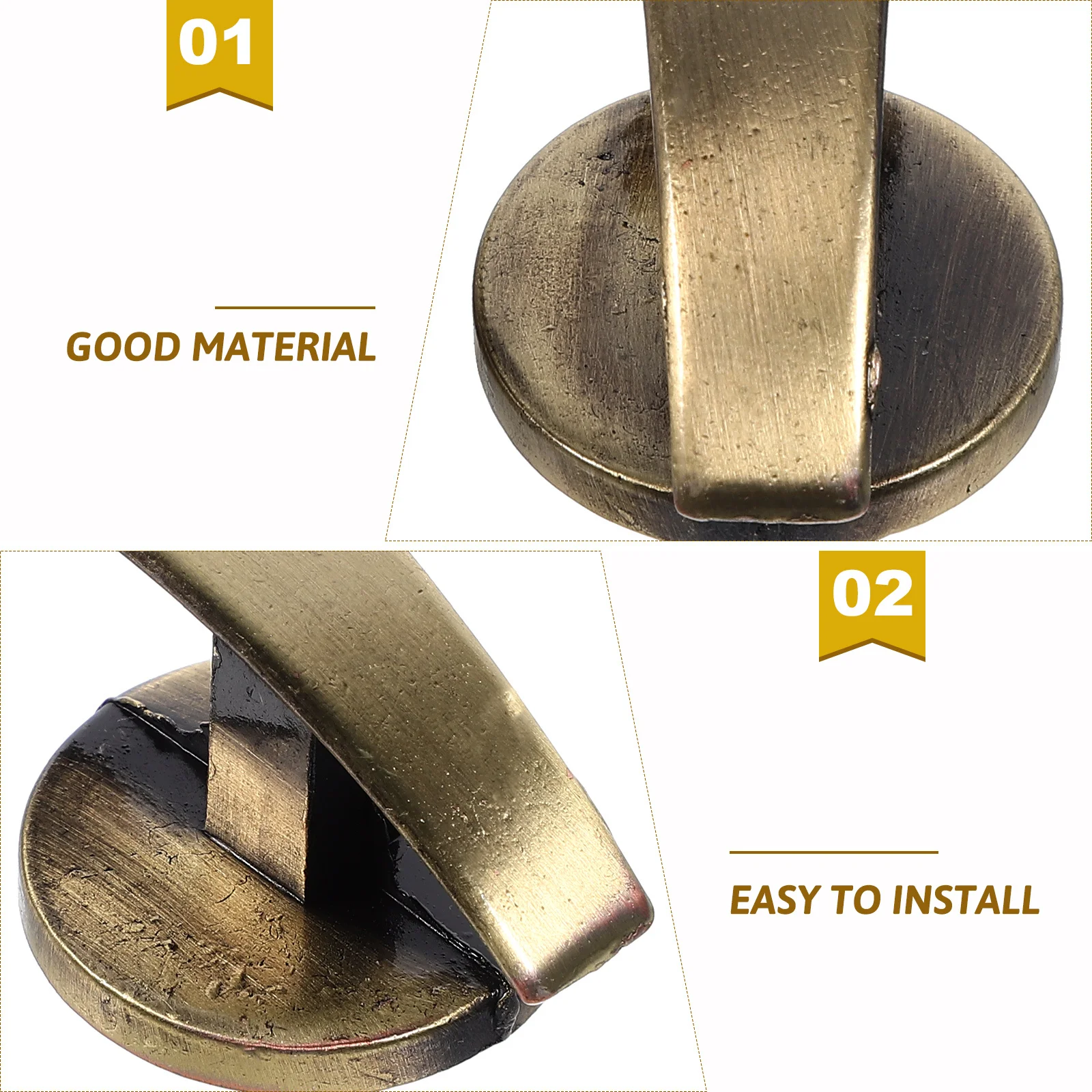 

4pcs Wall Mounted Curtain Hooks Metal Drapery Tiebacks Decorative Drape Ties For Living Room Bedroom Hotel Decoration Holdbacks