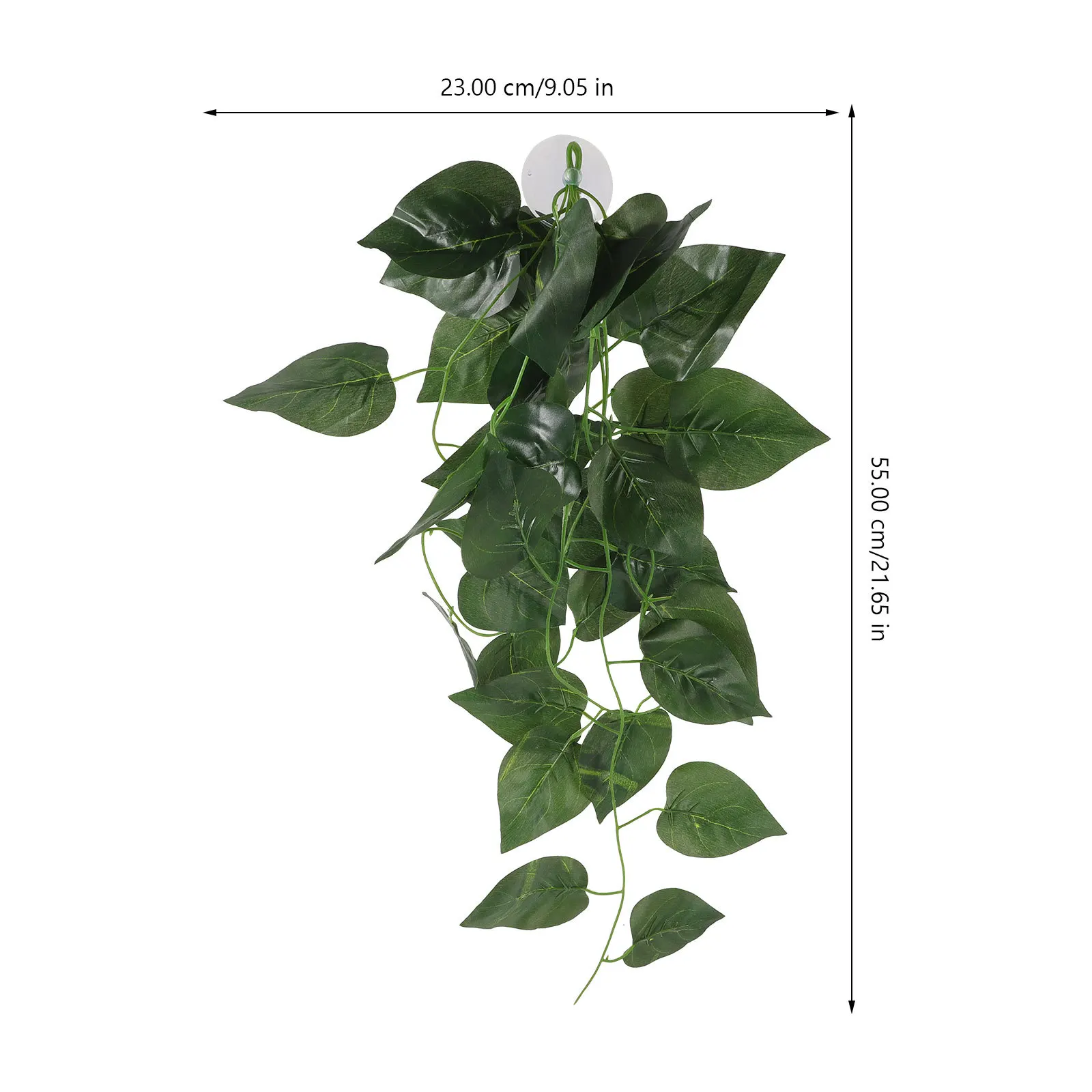 

Artificial Plant for Reptile Tank Simulated Plant Ornament Safe Durable Quick Drying Realistic Home Decor Gift