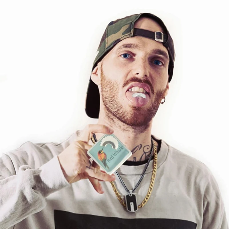 1 Magic Bird Whistle Fun Bird Caller Tongue Warbler Original Tweeting Noisemaker Toy Trick