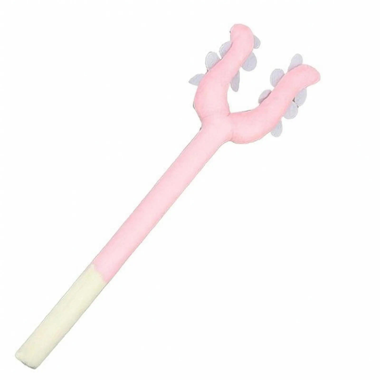 Soft Plush Cat Wand Toy with Lightweight PP Handle for Interactive Play and Exercise for Kittens and Puppies