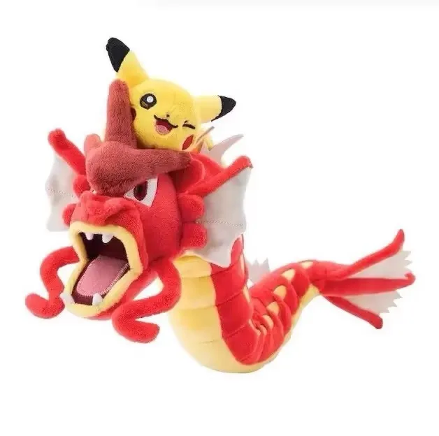 Original POKEMON Plüschtier Gengar Blastoise Gyarados Greninja Charizard Echte Garchomp Dragonite Plüschpuppe Weiche süße Spielzeuge