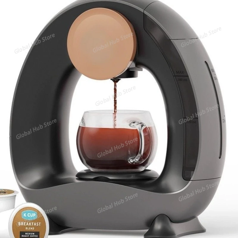 New Portable Small Coffee Machine Semi-automatic Capsule Coffee Machine Home American Coffee Machine