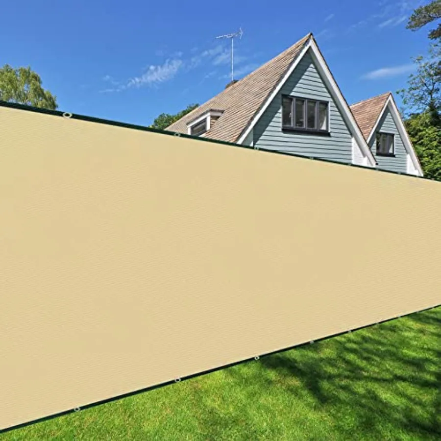 

Забор-сетка для конфиденциальности 6'x50' (1.8x15 м) усиленный, для сада, садовая сетка-тент для наружных стен, веранды, патио, заднего двора, балкона