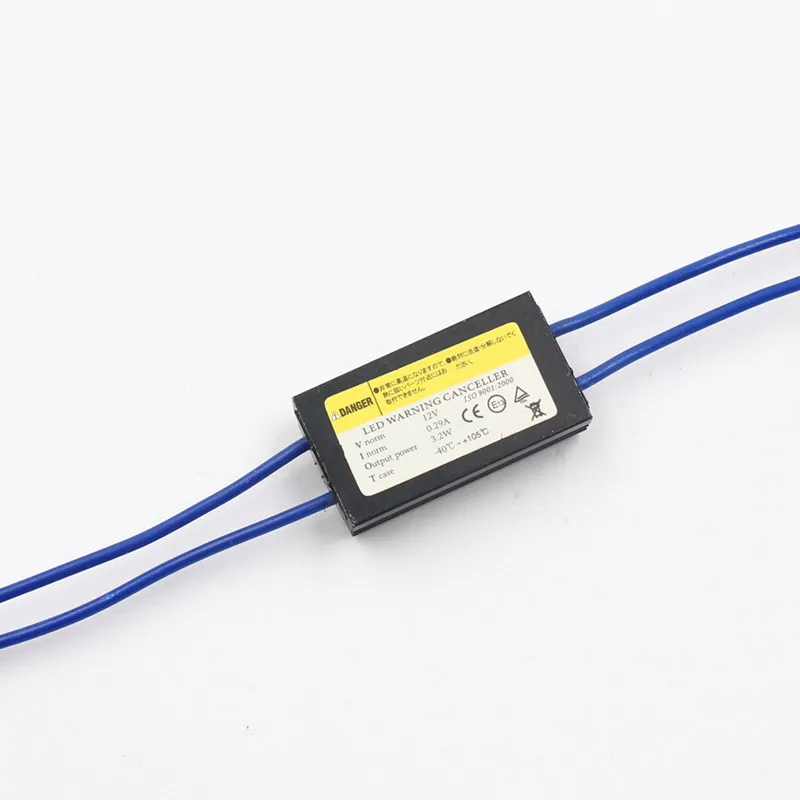 1 Pair 168 194 W5W led canbus decoder NO error Warning Canceller LED load Resistor Aluminum Cover box Can-bus T10