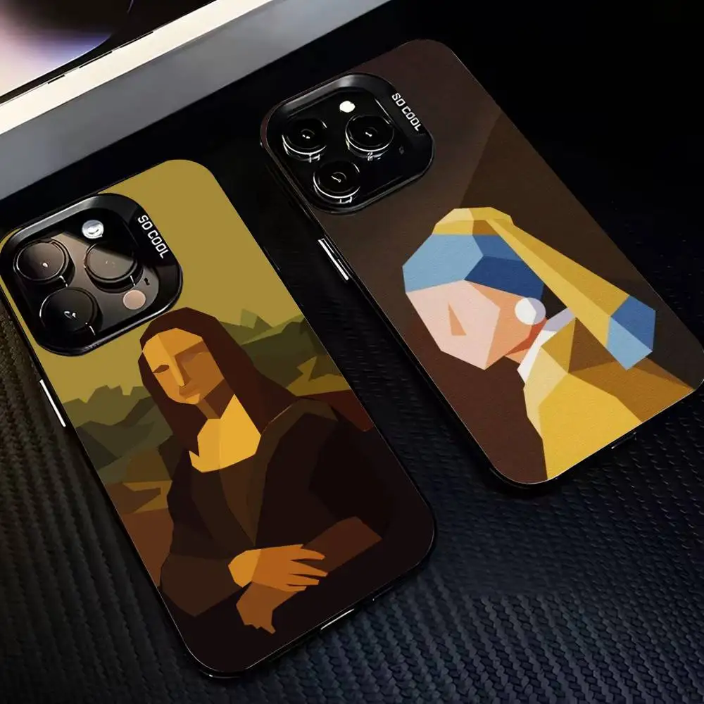 

Wassily K-Kandinsky Art Phone Case For iPhone17,16,15,14,13,12,11,Pro,MAX Gray Matte Silicone Black Cover