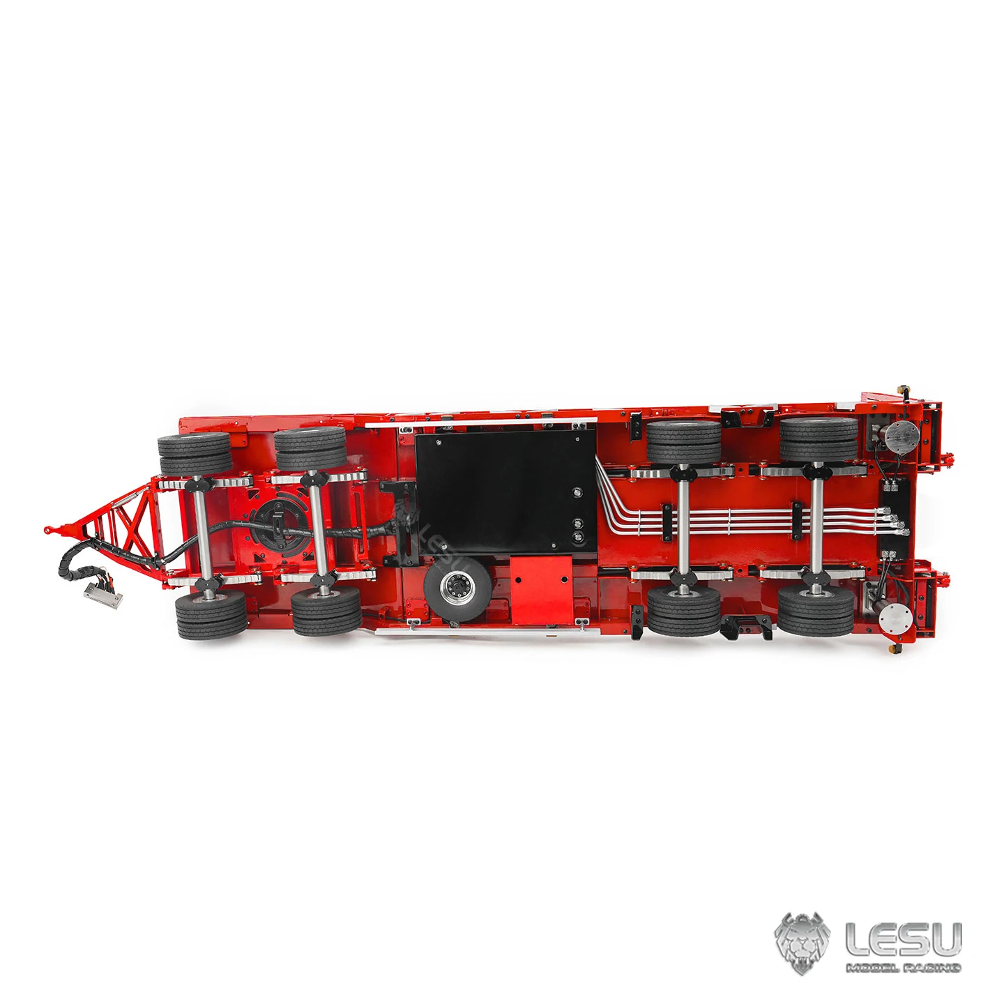 1/14 LESU 油圧式RCフルRTR完成品トレーラーリアサポートレッグ2CHバルブポンプリモートコントロールダンプトラックティッパー車両