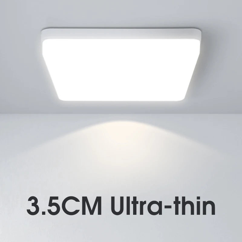 사각형 LED 천장 조명, AC85-265V 패널 조명, 거실 실내 조명, 30W, 40W