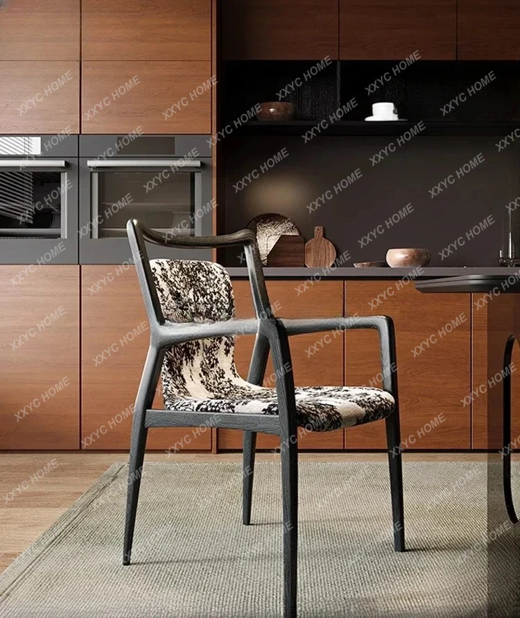 ss Medieval Mantis Chair Backrest Book Tea Chair Master Restaurant Box Solid Wood Dining Chair